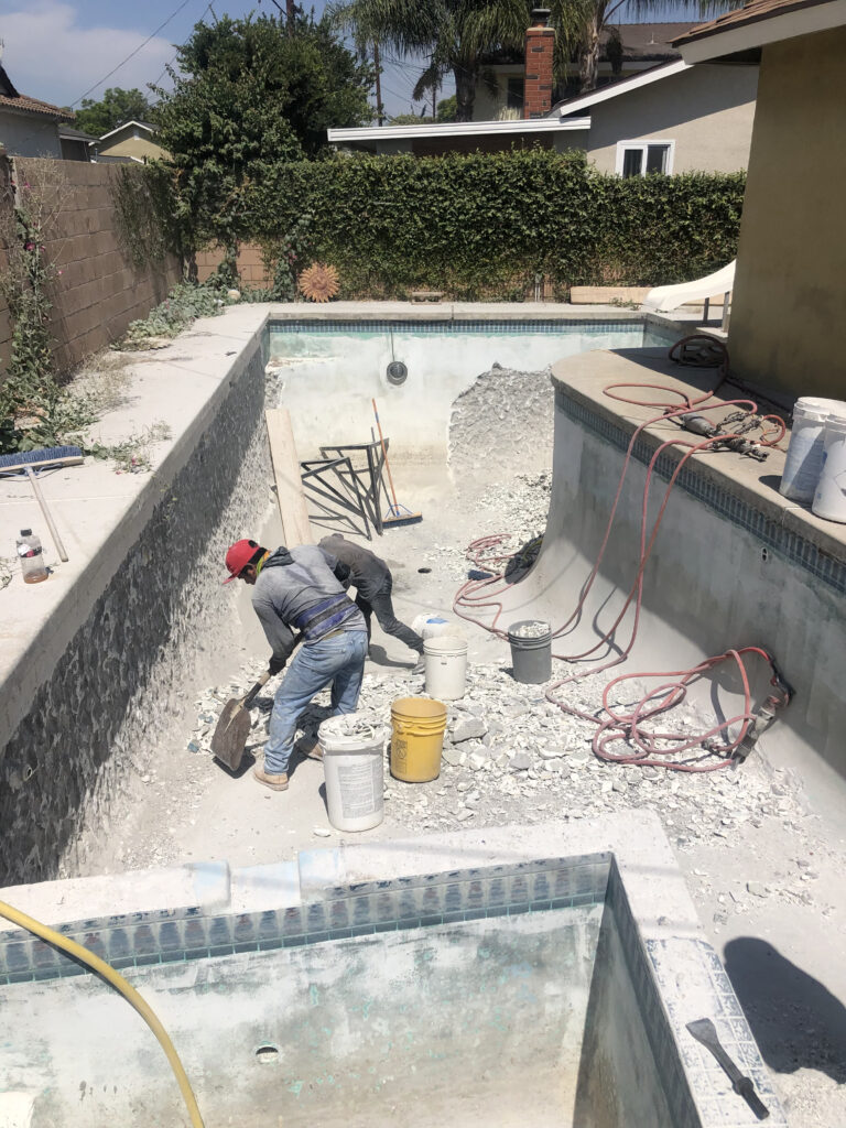 Swimming Pool Mini Pebble Near Me in Orange County CA