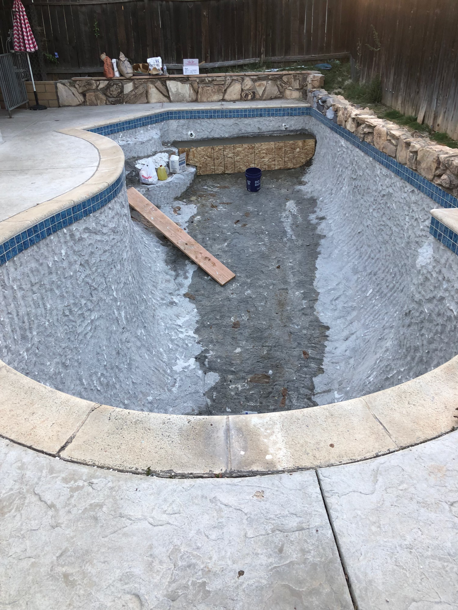 Pool Deck Resurfacing Huntington Beach CA completed pool deck